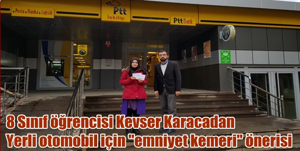 iskilipli, Kevser Karaca Cumhurbaşkanı Tayip Erdoğana Projesini Mektupla Anlattı.