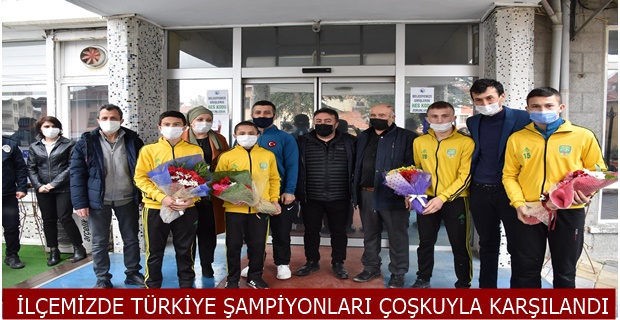 İskilip´in Türkiye Şampiyonları Çoşkuyla Karşılandı